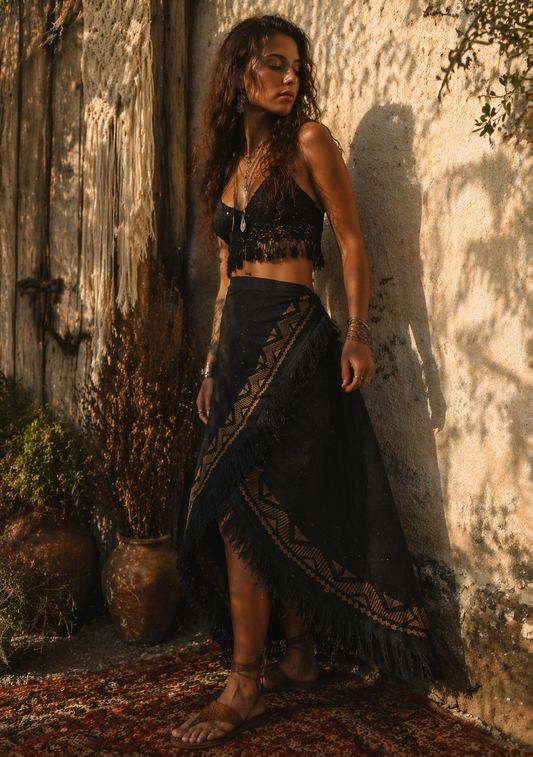 Midnight Wrap Skirt