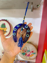 Load image into Gallery viewer, Horse Shoe Turkish Evil Eye Hanging
