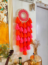 Load image into Gallery viewer, Bubblegum Tassel Dreamcatcher
