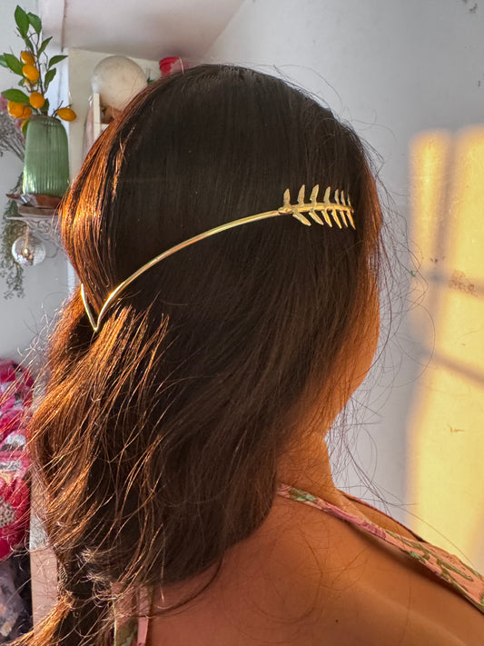 Vee With Fern Hair Crown