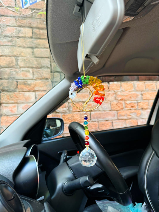 7 Chakras Suncatcher Car Hanging