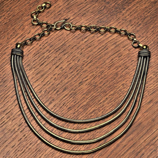 Multi Snake Chain Necklace