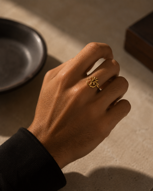Trinetra Om Ring