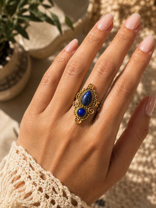 Lapis Nomad Ring
