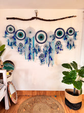 Load image into Gallery viewer, Evil Eye Cluster Dreamcatcher
