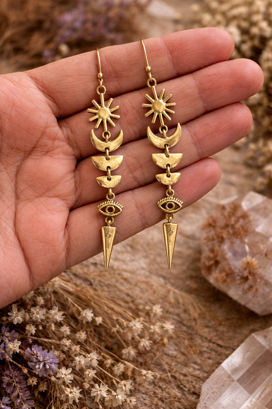 Surya Nazar Drop Earrings