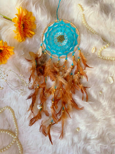 Turquoise Healing Car Hanging Dreamcatcher