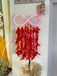 Infinity Red LED Dreamcatcher