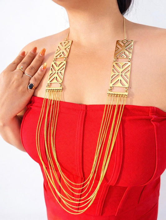 Radiant Geometric Necklace