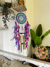 Load image into Gallery viewer, Twilight Omm Windchime Dreamcatcher
