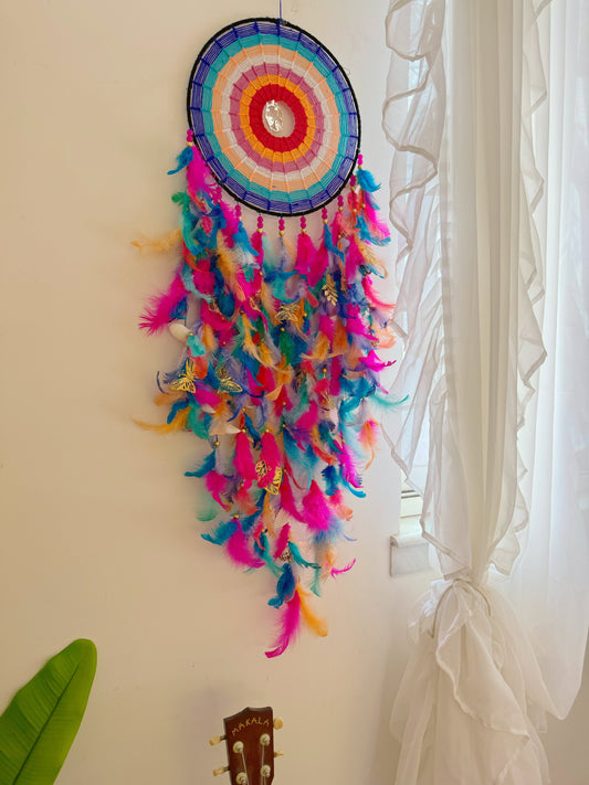 Love Birds Cobwebbed Dreamcatcher