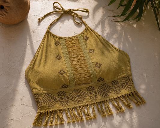 Coconut Olive Top