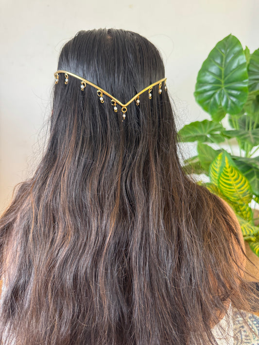 Pearl Hair Crown