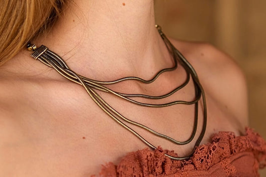 Multi Snake Chain Necklace