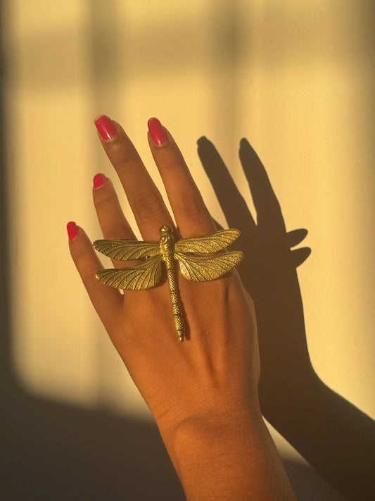 Dragonfly Chunky Ring