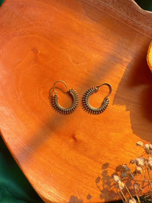Vintage Glow Hoops