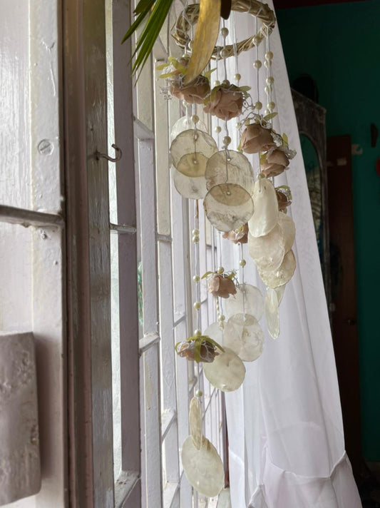 Soho-Boho Capiz Shell Chandelier