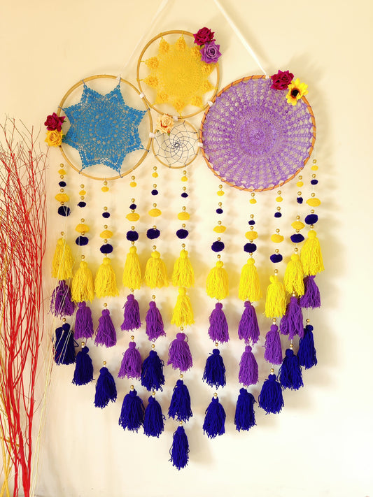 Purple Love Cluster Dreamcatcher