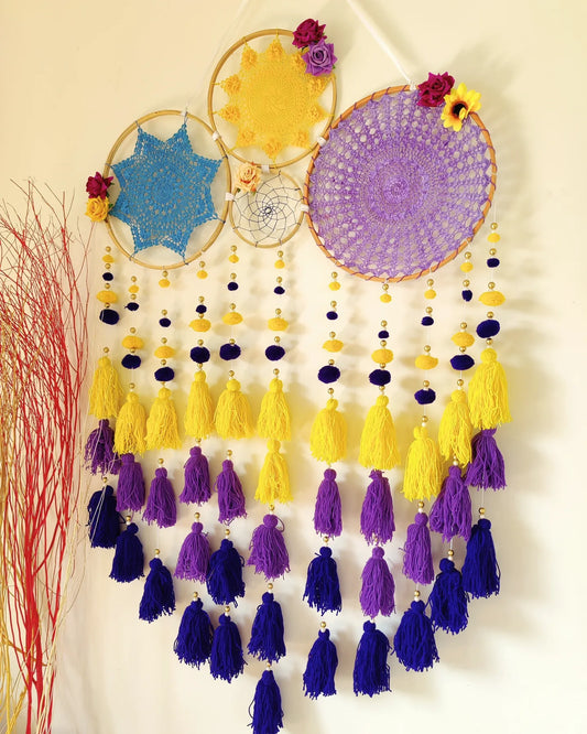 Purple Love Cluster Dreamcatcher