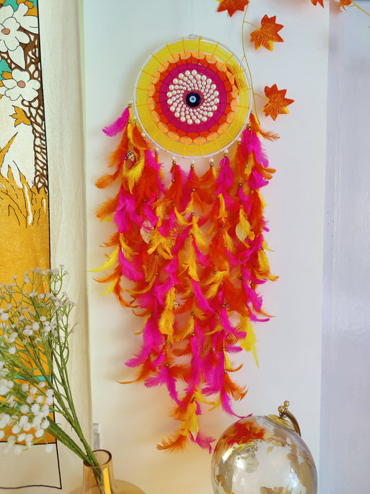 Floral Fusion Dreamcatcher