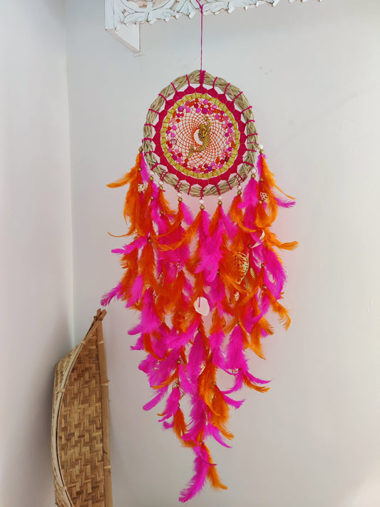 Pink Mermaid Dreamcatcher