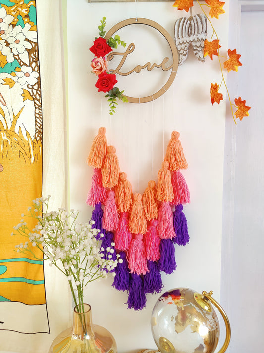 Love Tassle Dreamcatcher