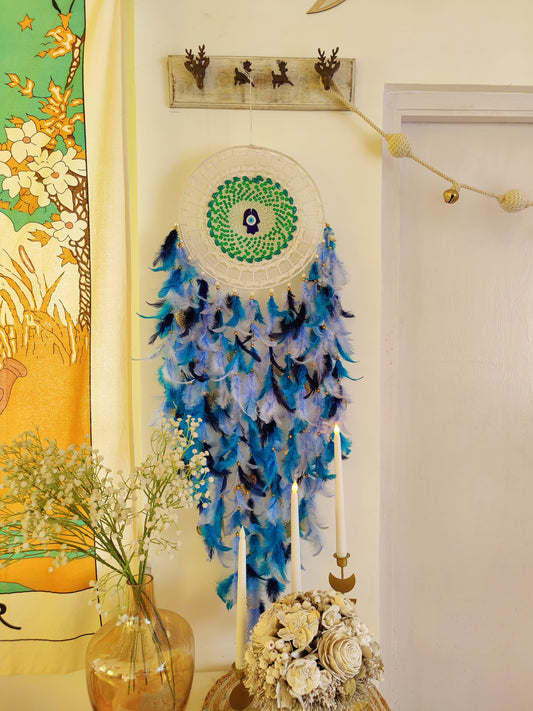 Pure Hamsa Beaded Dreamcatcher