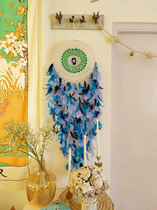 Pure Hamsa Beaded Dreamcatcher