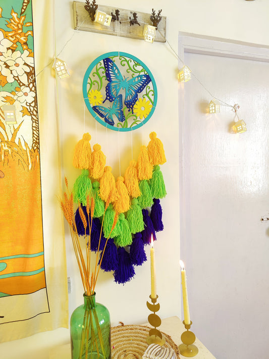 Butterfly Tassle Dreamcatcher