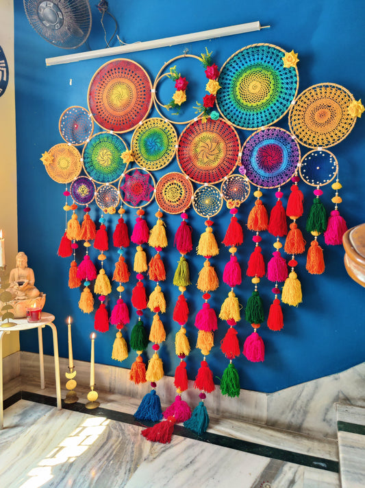 Big Multicolour Custer Dreamcatcher