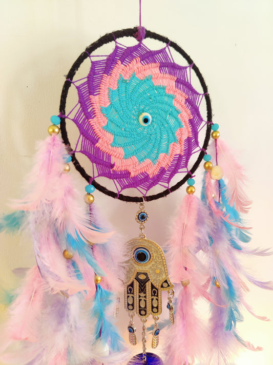 Dreamcatcher Evil Eye Windchime