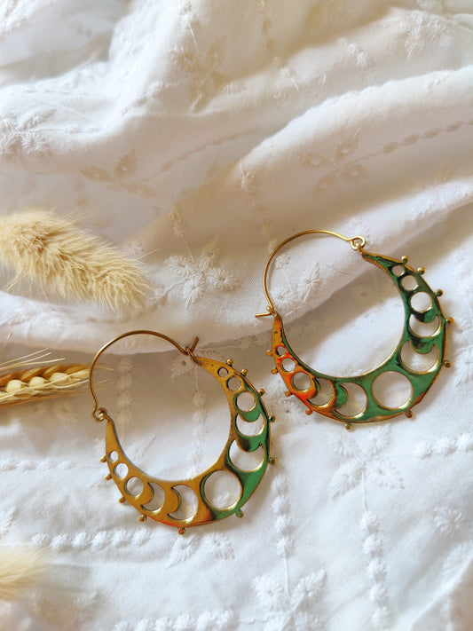 Phase Of Moon Earrings