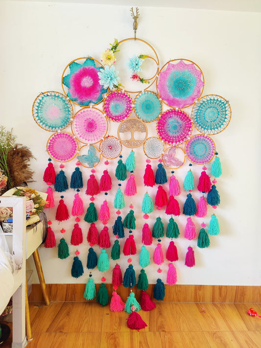 Baby Shower Themed Cluster Dreamcatcher