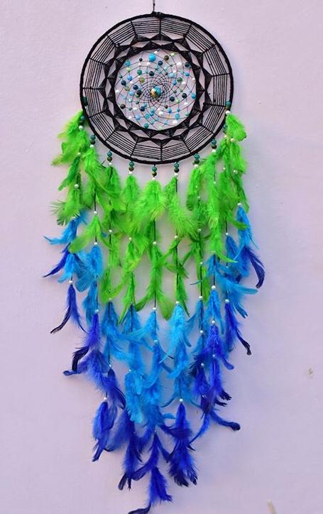 Black Beaded Dreamcatcher