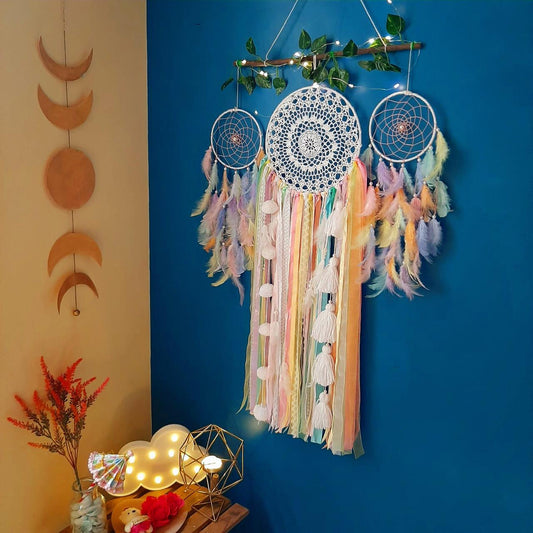 Unicorn 3-rings cluster Dreamcatcher