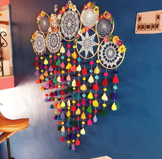 Mlti-Color Tassel Cluster Dreamcatcher