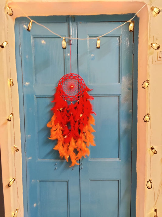 Red Orange Dreamcatcher