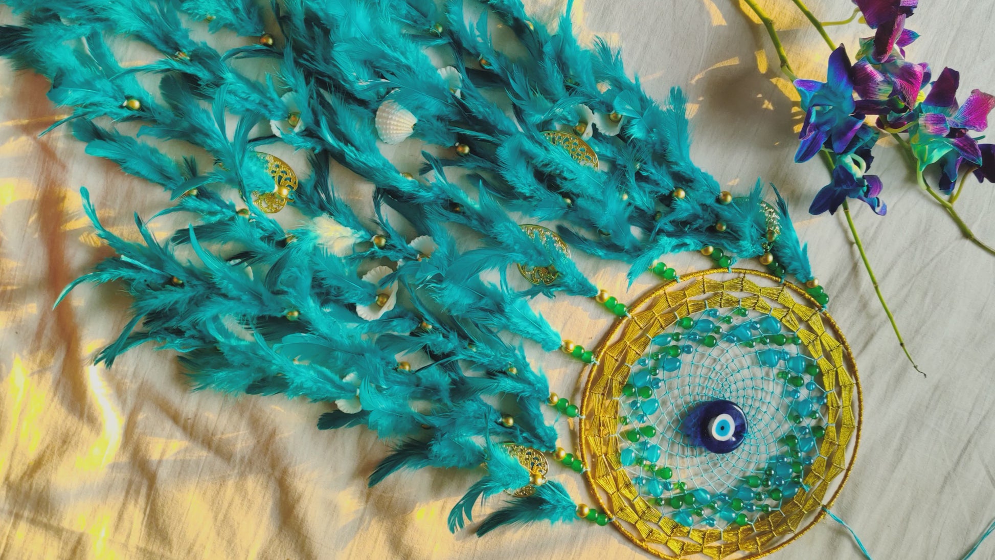 Turquoise Healing Dreamcatcher