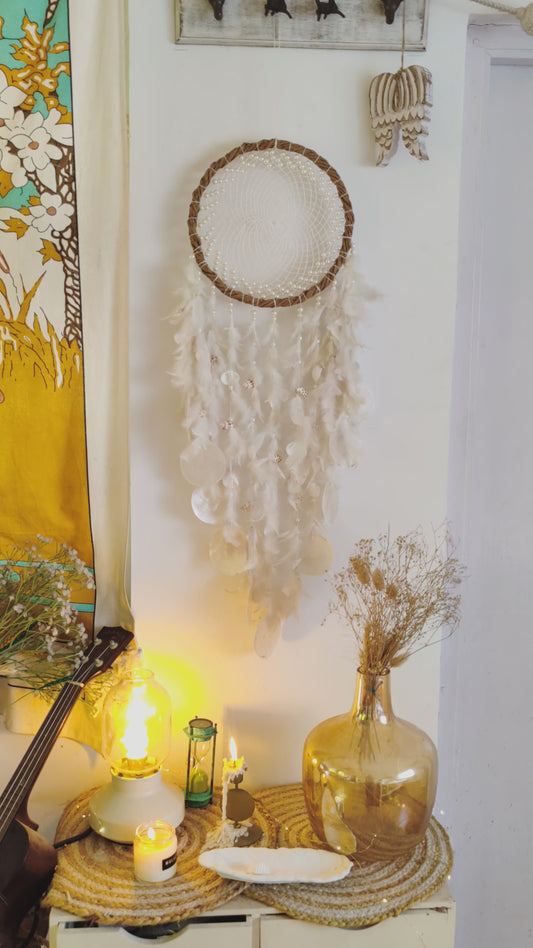 Aafreen Wreath Capiz Dreamcatcher