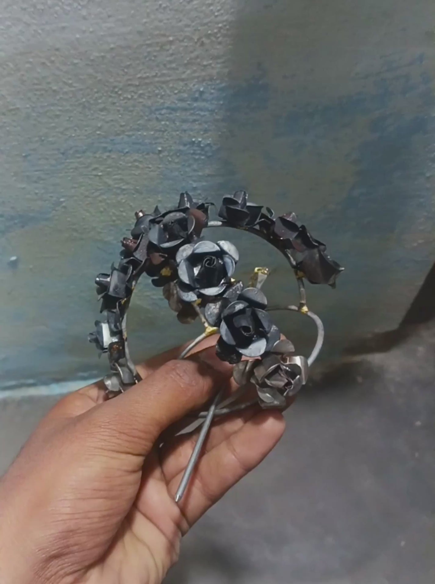 Rosa Bloom Hair Cage Bun