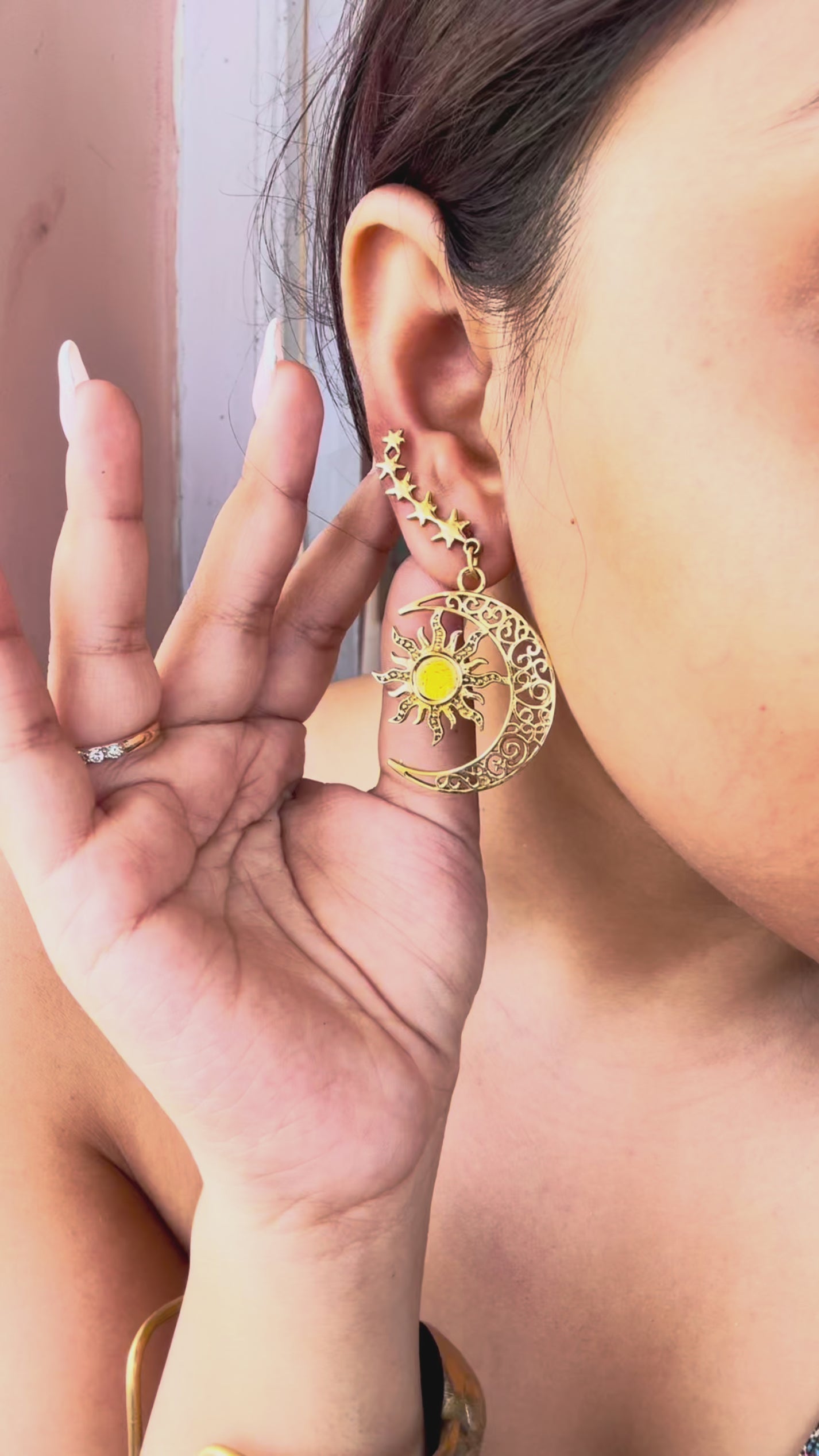 Celestial Harmony SlipOn Earrings