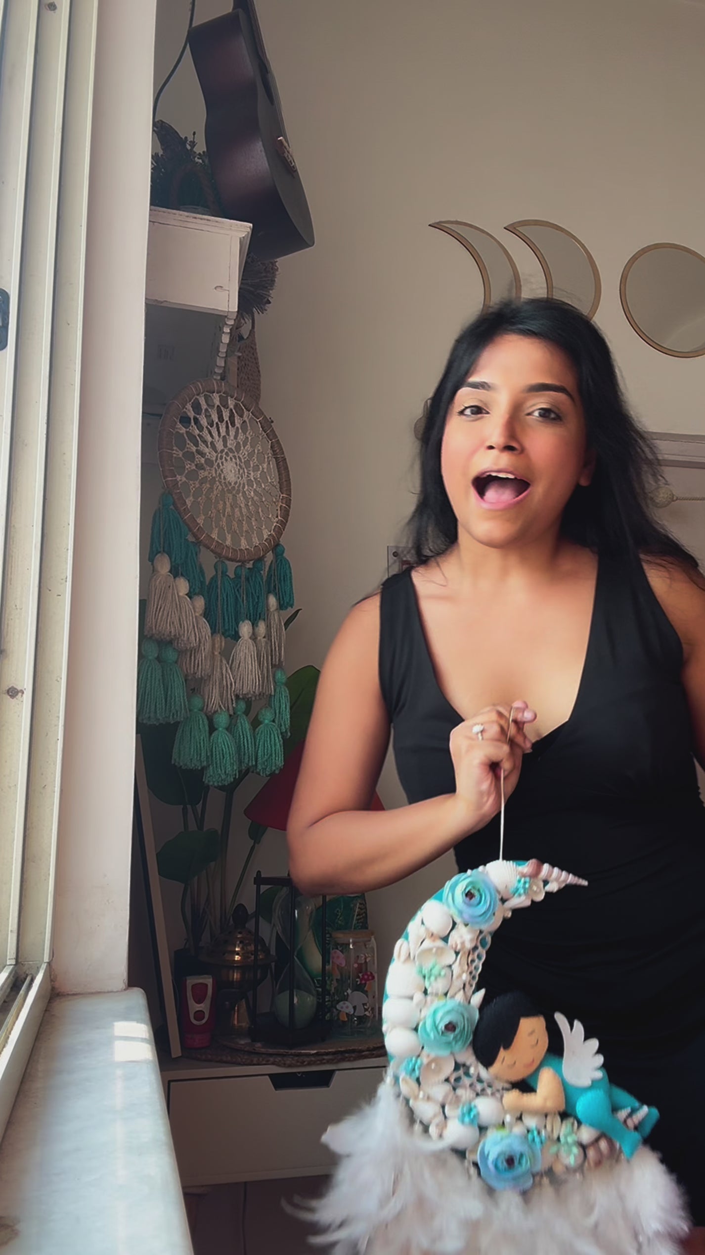 Baby Moon Flora Dreamcatcher