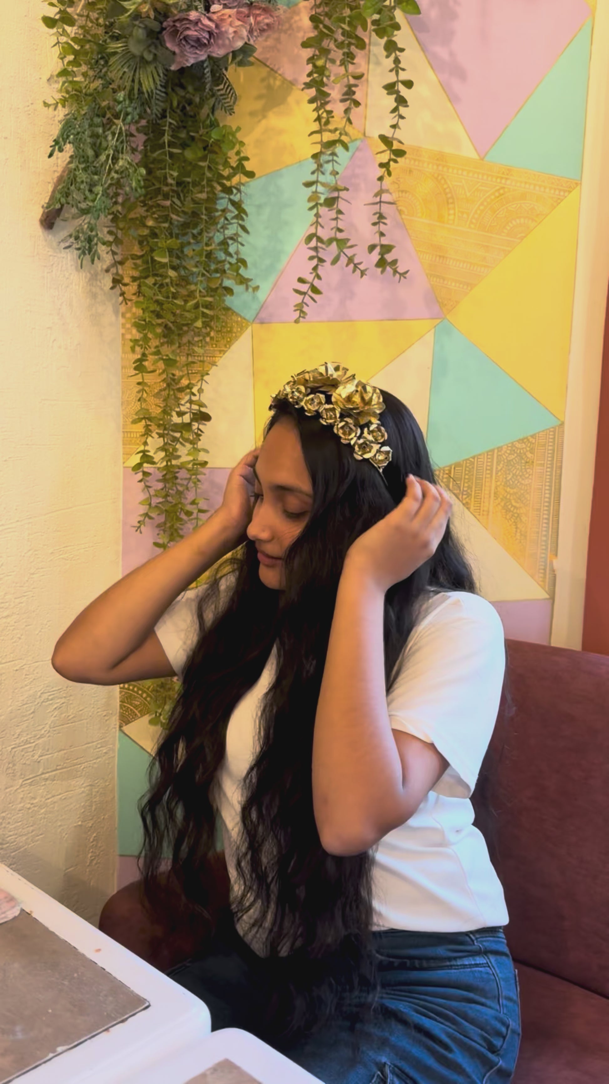 Field of Roses HairCrown