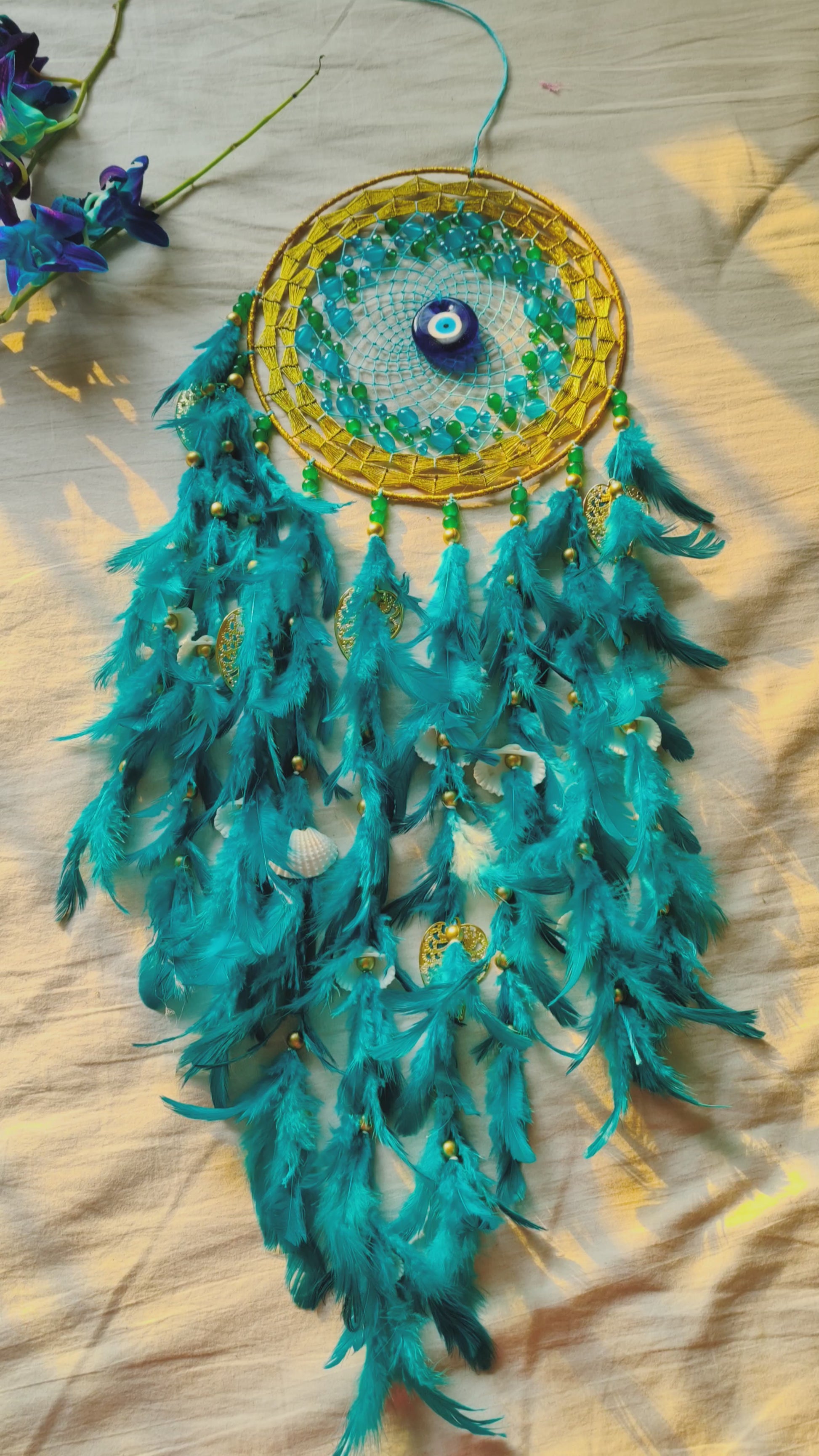 Turquoise Healing Dreamcatcher