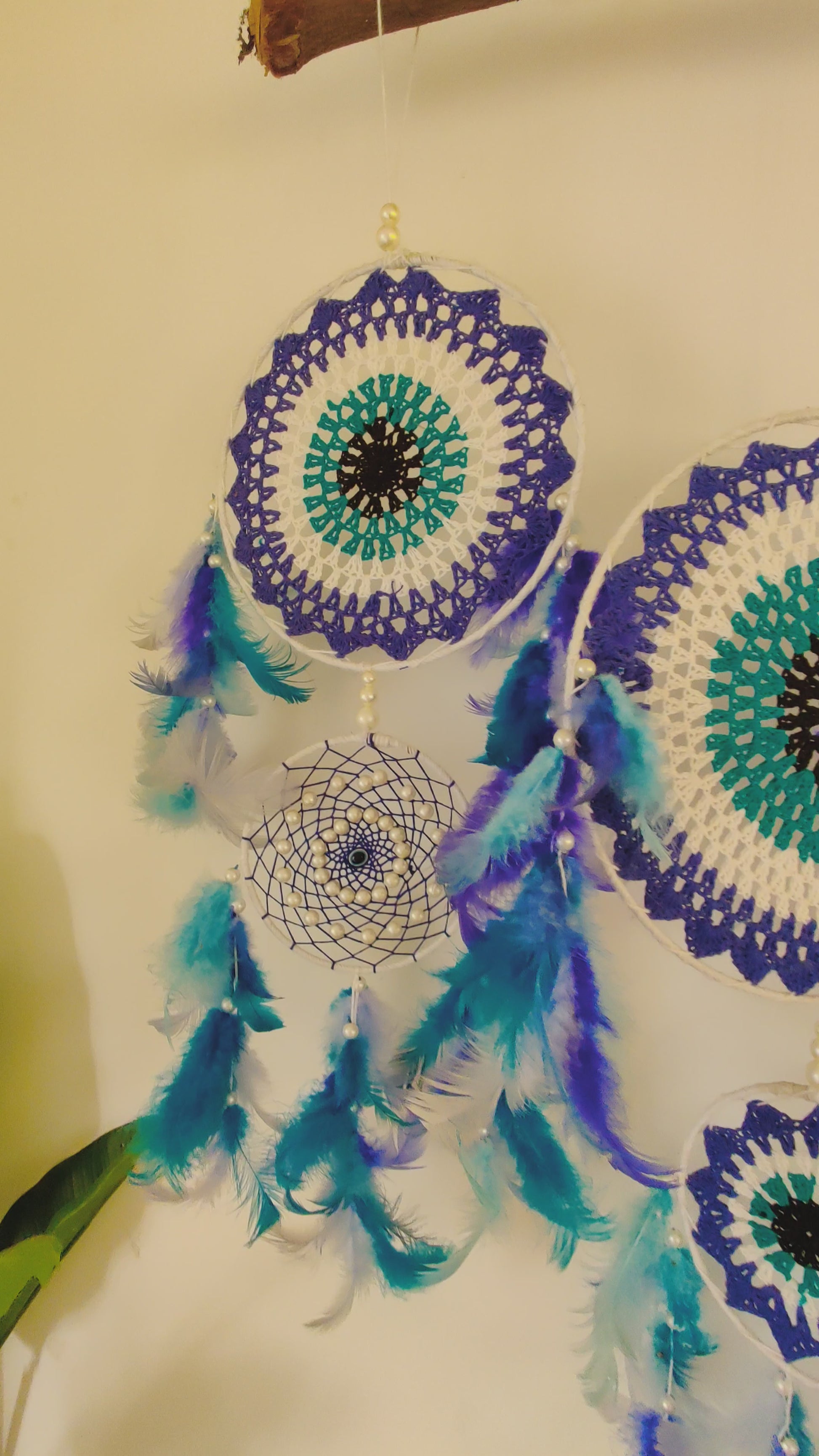 Evil Eye Cluster Dreamcatcher