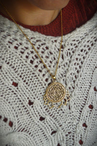 Padma Pendant with Chain