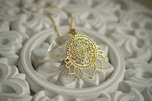 Padma Pendant with Chain