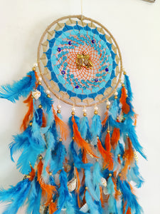 Love Birds pastel dreamcatcher