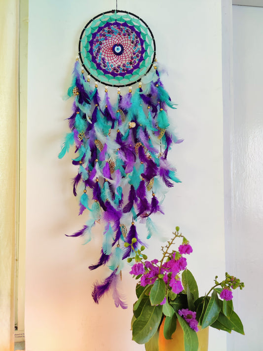 Healing evil eye dreamcatcher