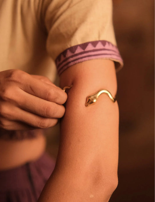 Boho Tribal Serpent Cuff
